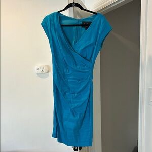 Nicole Miller Teal Mini Dress